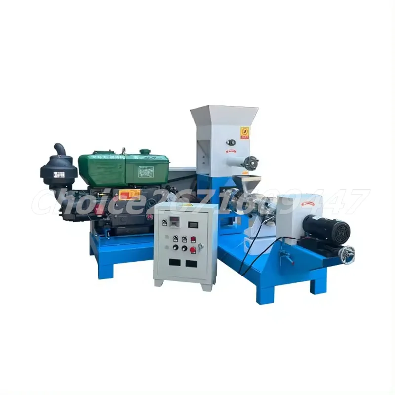 Коммерческий дизельный двигатель для рыбы плавающая машина гранул устройство