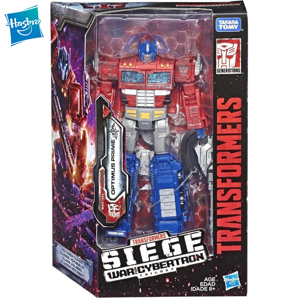 

[In Stock] Hasbro Transformers War for Cybertron: Siege Voyager Class WFC-S11 Optimus Prime Action Figure Collectible Model Toys