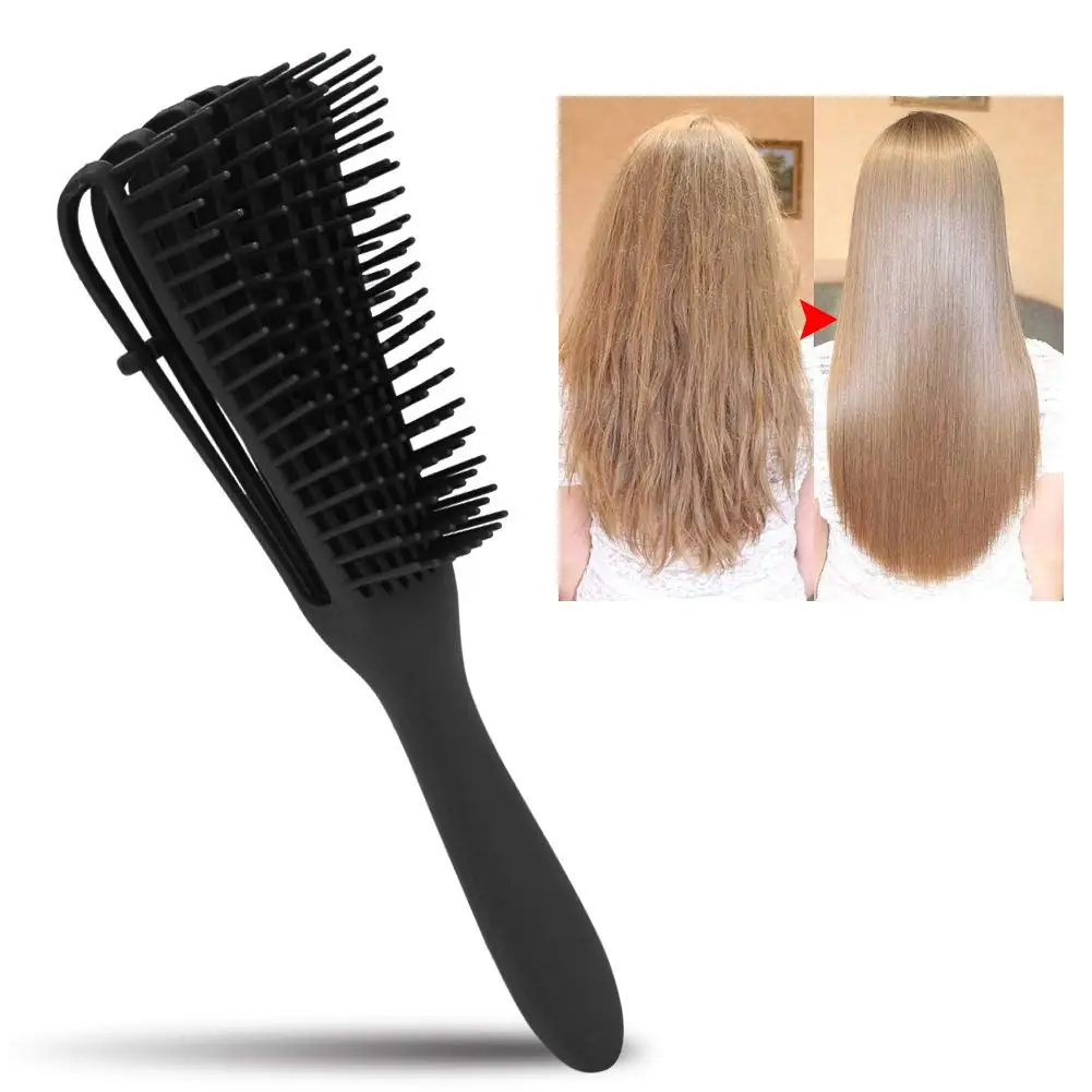 

Detangling Scalp Massage Comb Octopus Detangler Hair Brush Dry Wet Curly Hair Anti Static Ribs Comb Salon Hairdressing Styling