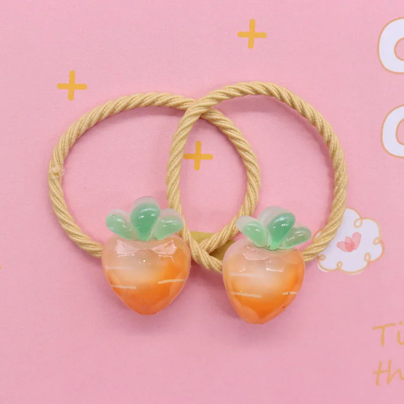 20 шт. резинки для волос в виде фруктов персика винограда яблока |