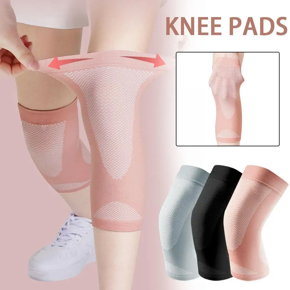 

Summer Ultra Thin Knee Pads Solid Color Nylon Female Pain Arthritis Sports Protector Knee Running Meniscus Ease Gym Injury S4H5