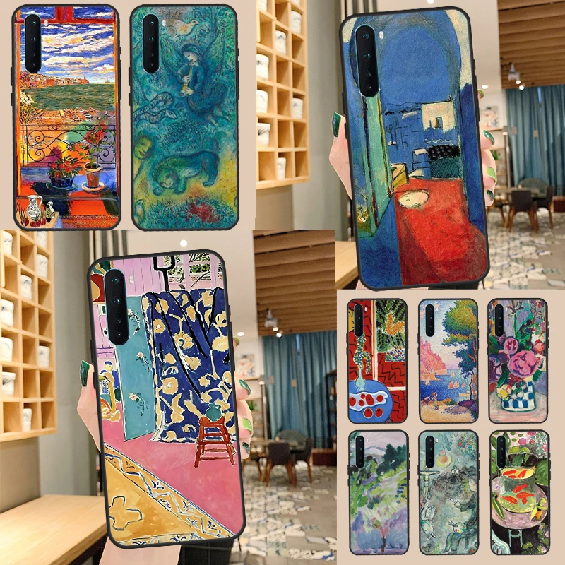 Matisse Oil Painting Case For OnePlus Nord 2T N10 N20 N100 CE 2 Lite Cover For OnePlus 8T 10T 9RT 8 9 10 Pro