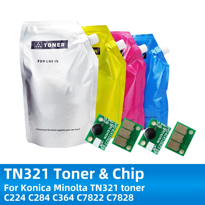 

Картридж с тонером для Konica minolta bizhub C224 C284 C364 C224e C284e C364e C227 C287, 500 г
