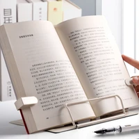 2022 adjustable portable metal adjustable reading book holder book stand tablet music score boor bookend music score recipe l29k