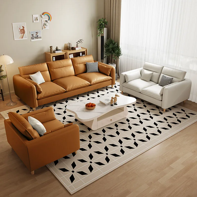 

European Modern Living Room Sofas Sectional Individual Floor Sofa Leather Bedroom Lazy Elegantes Muebles Hogar Home Furniture