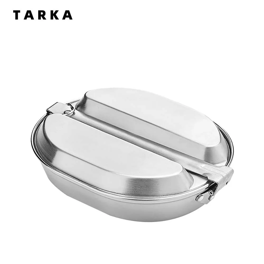 TARKA Кемпинговый ланч-бокс из нержавеющей стали 304 принадлежности для кемпинга