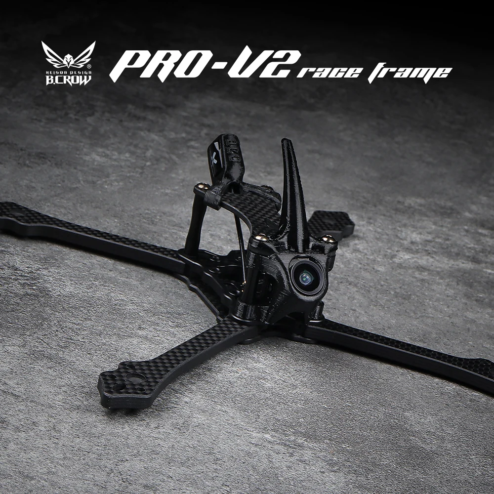 BCROW Pro V2 T700 Carbon Fiber 5inch FPV Frame with 20mm FC Hole for RC Drone Racing frame | Parts & Accs