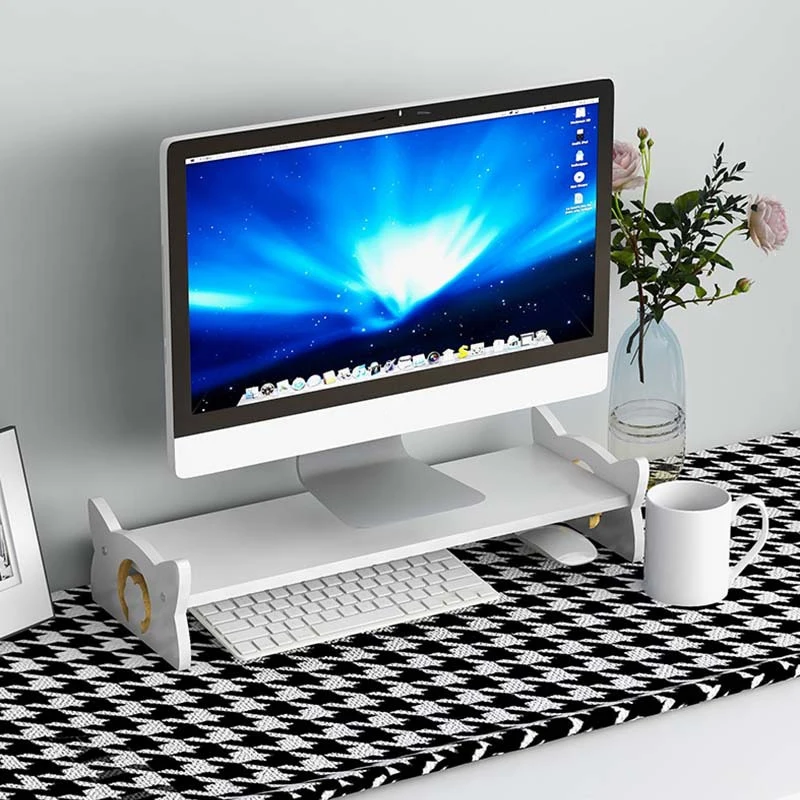 Двухэтажный держатель для компьютерного монитора с милым котом и головой Palm Kitty