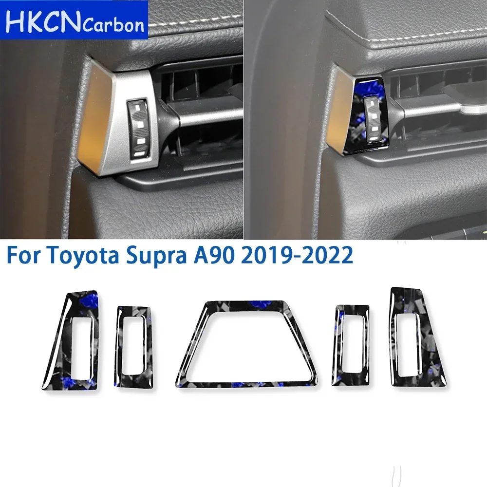 Для Toyota Supra A90 2019-2022 Cent аксессуары из настоящего мягкого углеродного волокна