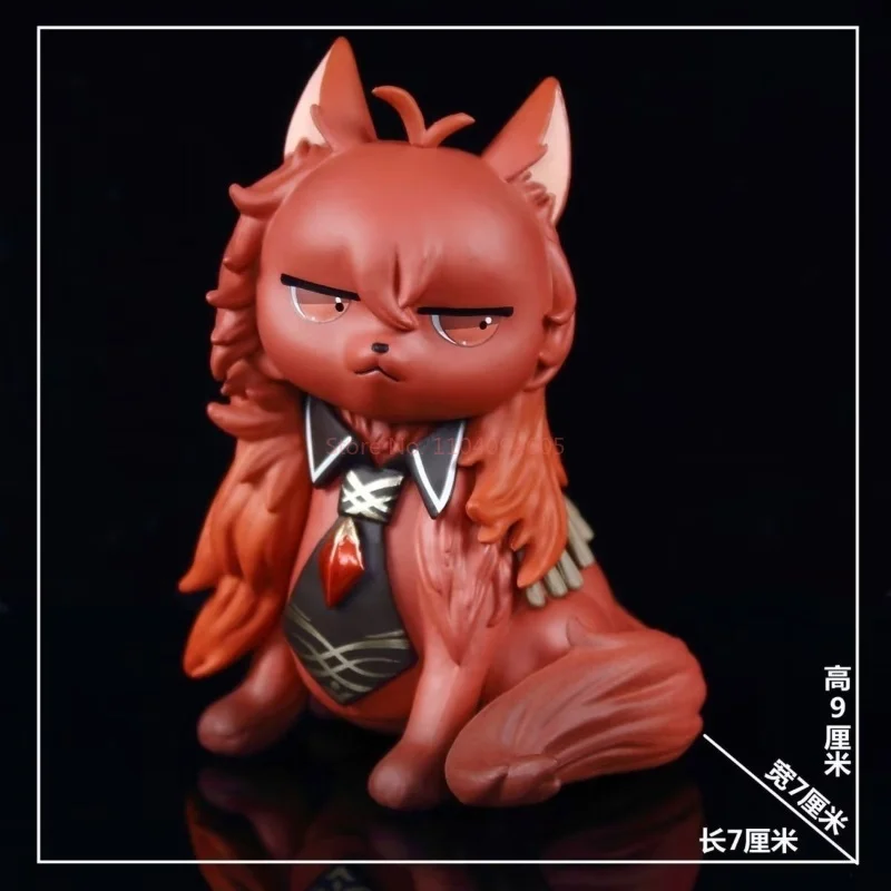 Игра Genshin Impact Zhongli Keqing Miko Cute Wanderer Yae Cat Фигурка Аниме Gk Action ПВХ Украшение Модель