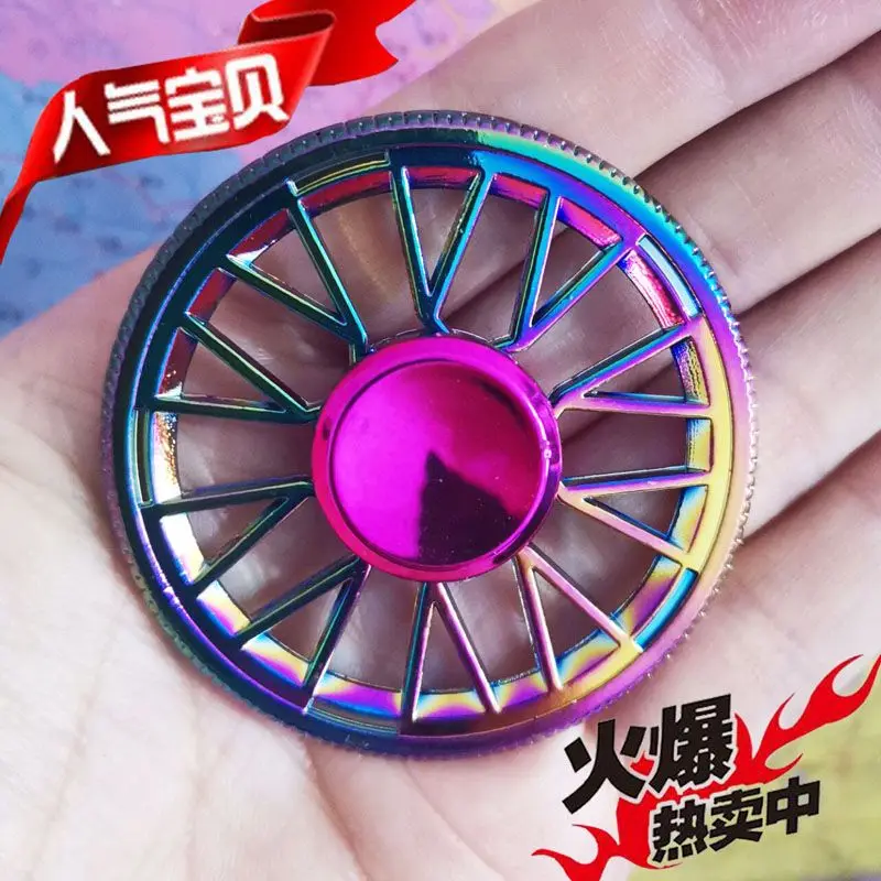 

Metal Rainbow Fidget Spinner Colorful EDC Hand Spinner Anti-Anxiety Toy for Spinners Focus Relieves Stress ADHD Finger Spinner