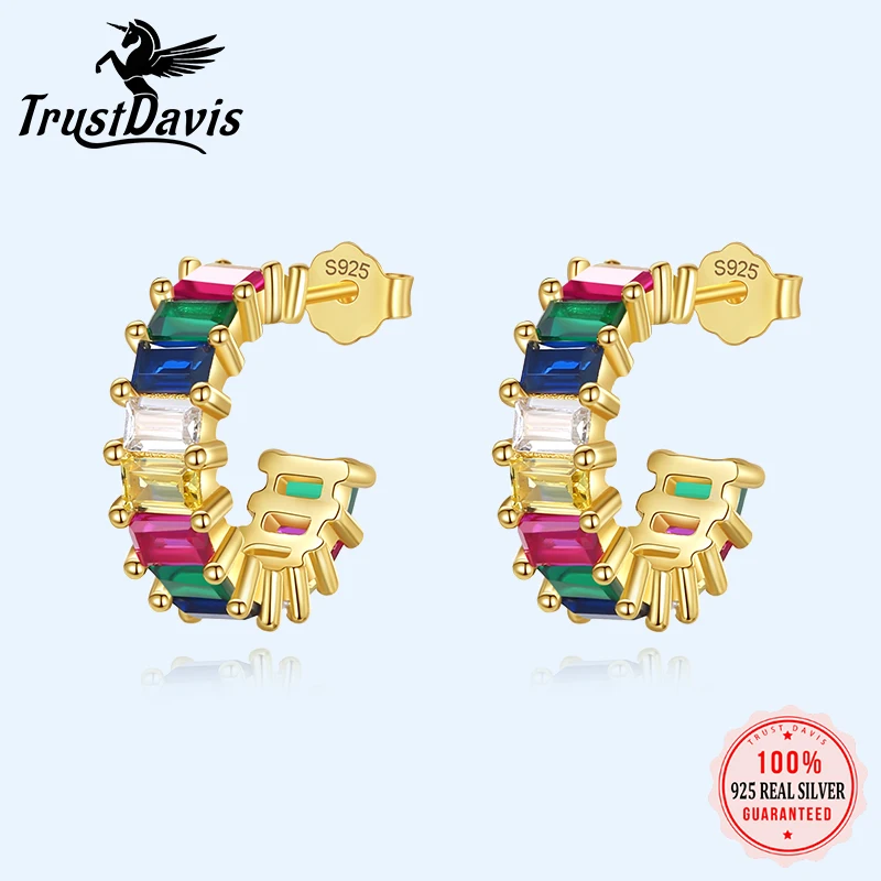 

Женские серьги-гвоздики из серебра 925 пробы с фианитом