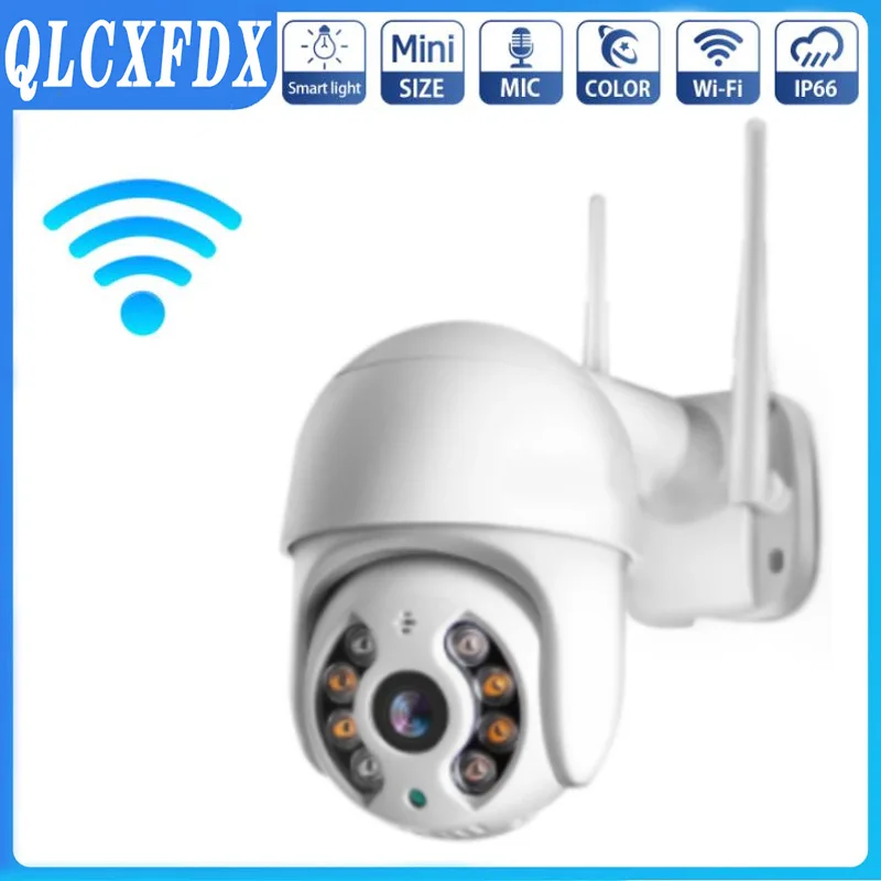 

4K 8MP PTZ Wifi IP Camera Outdoor 4X Digital Zoom AI Human Detect Wireless Camera H.265 P2P Audio 2MP 5MP Security CCTV Camera