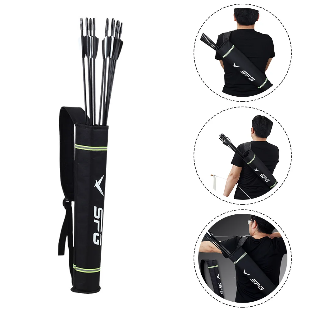 

Outdoor Reflective No Tubes Back Field Quiver Training Archery Arrow Quiver 40-50 Arrows Large Capacity Hunting Accessories