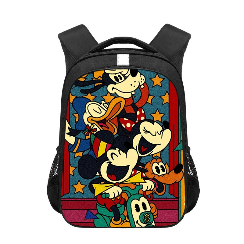 

Disney School Backpack Anime Mickey Mouse SchoolBags for Kids Cartoon Kawaii Travel Bags Large Capacity Book Bag School Supplies