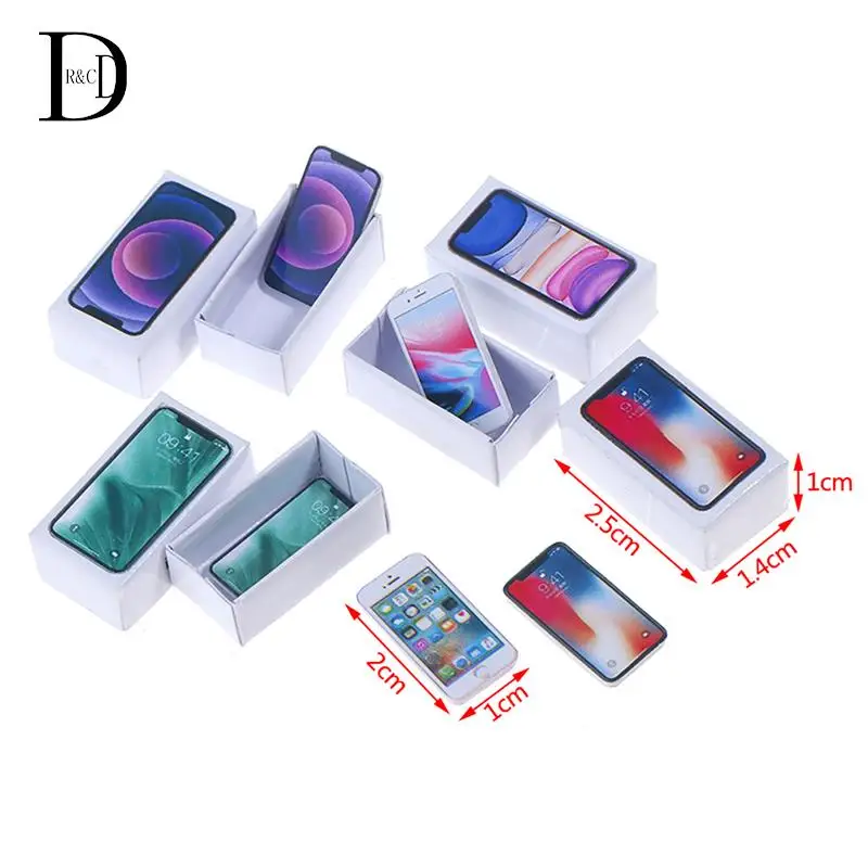

1:12 Scale Miniature Dollhouse Mobile Phone Model For BJD OB11 Doll Houes Decoration Accessories