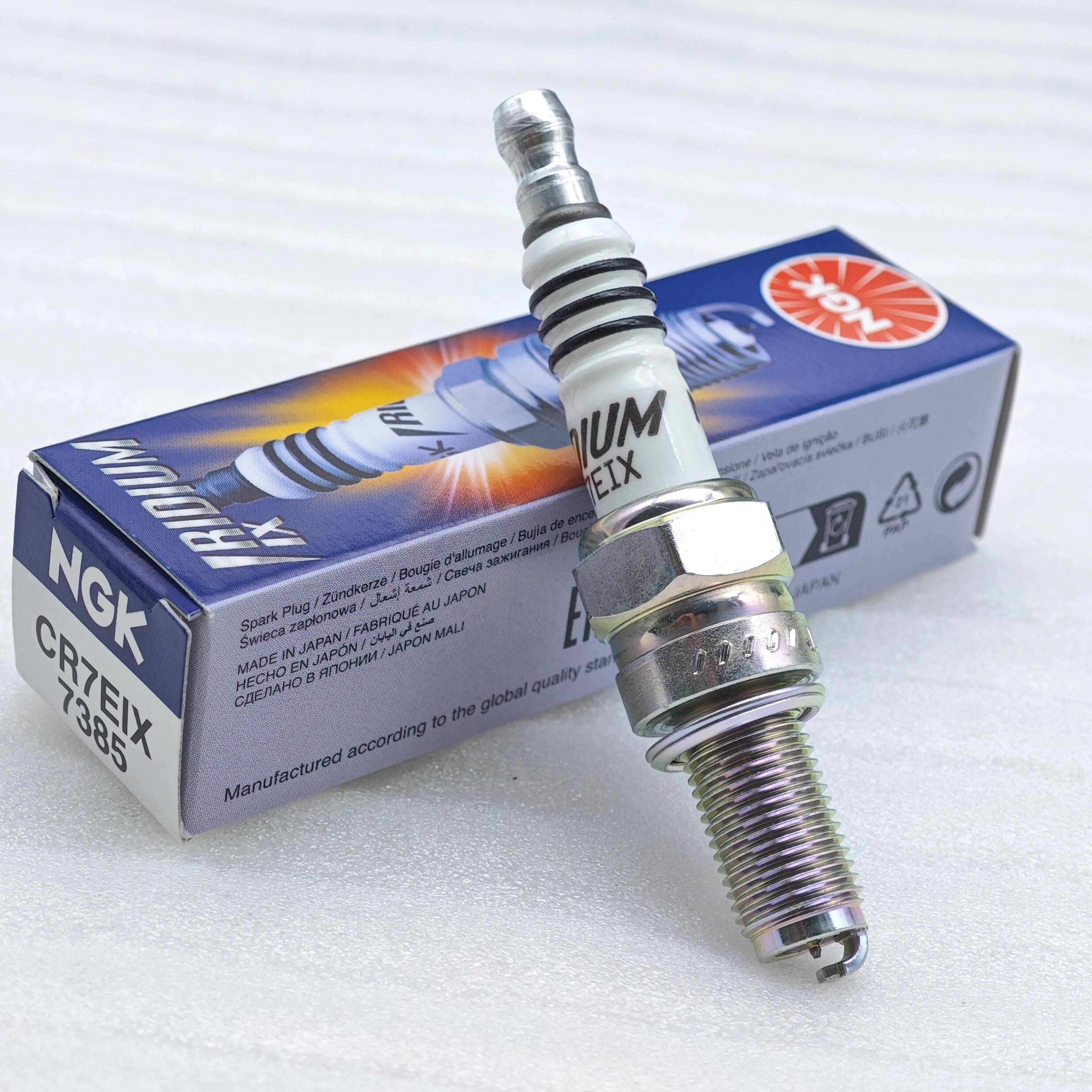 

Оригинальная иридиевая Свеча зажигания NGK CR7EIX 7385, обновление CR7E, 1 шт.