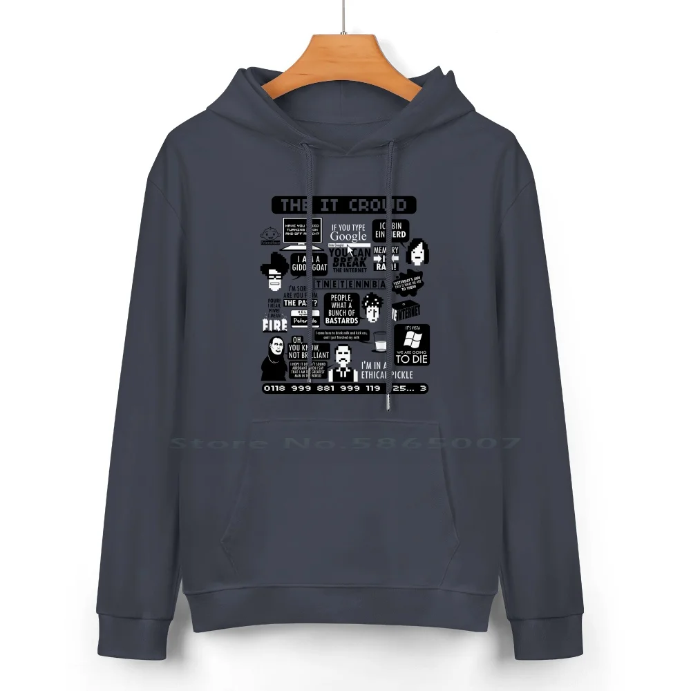 Толстовка с капюшоном из чистого хлопка 24 цвета