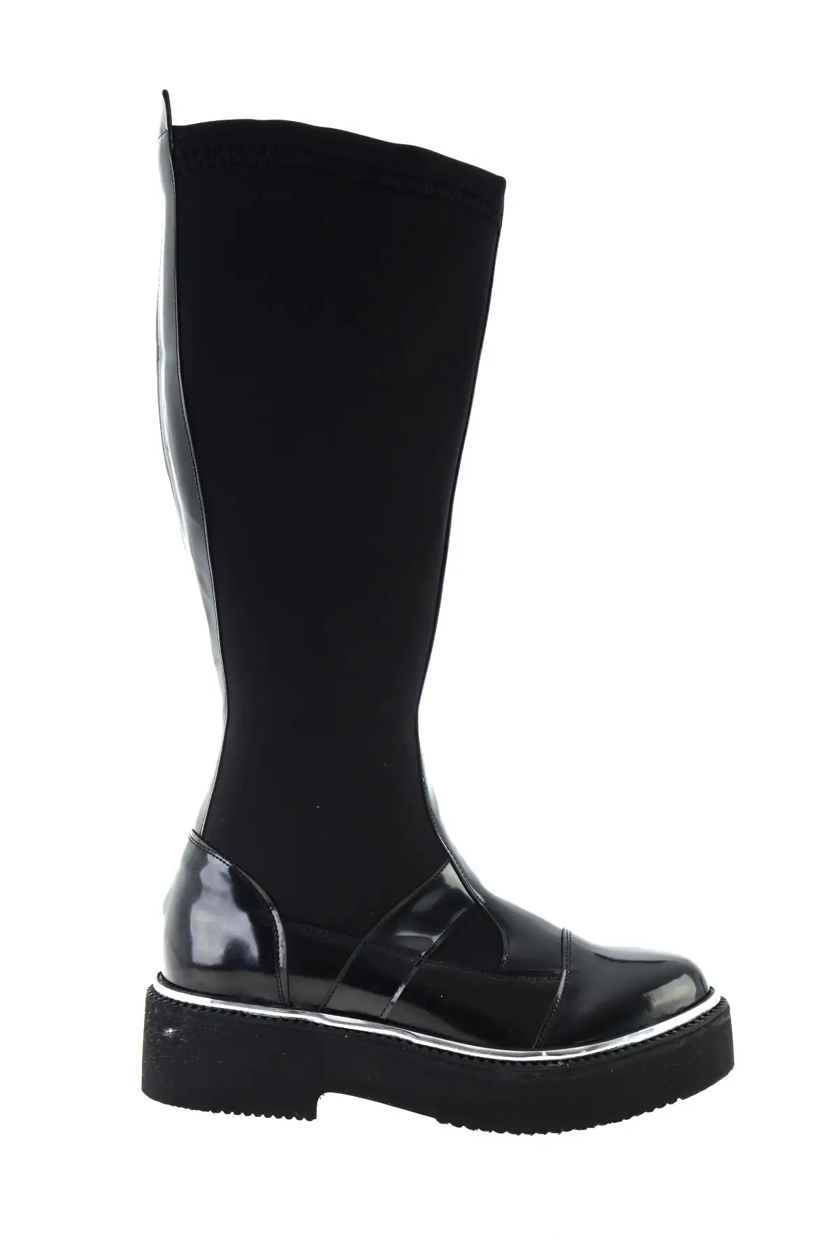 

Женские ботинки на платформе, черные ботинки на платформе, дизайнерские удобные сапоги, новое поступление