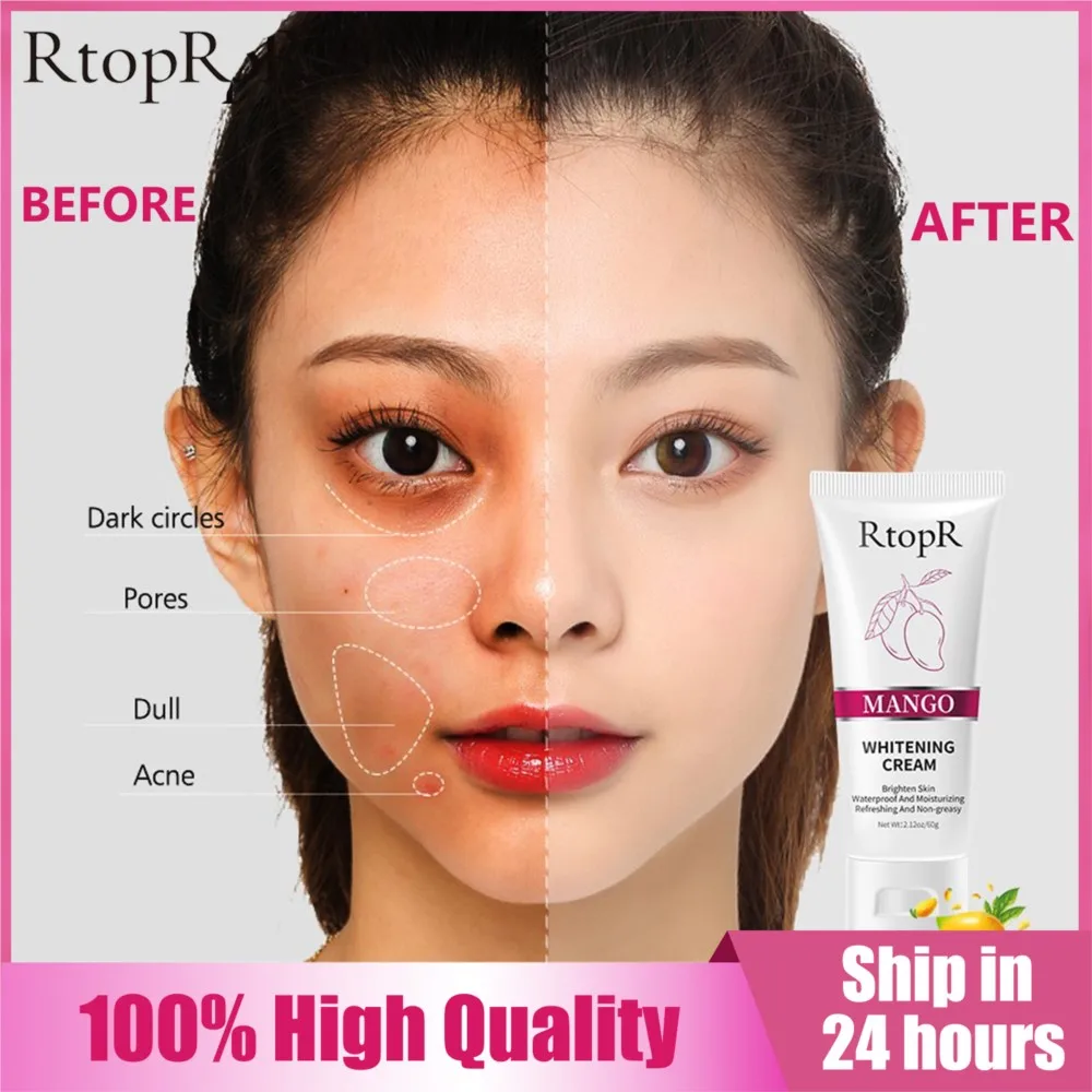 

RtopR Whitening Cream Facial Body Whitening Concealer Moisturizing Anti-wrinkle Lifting Firming Facial Cream Skin Care Products