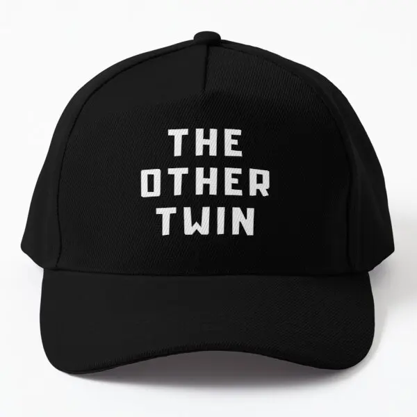 

The Other Twin Black And White Text Baseball Cap Hat Solid Color Bonnet Snapback Printed Boys Sport Mens Summer Black Fish