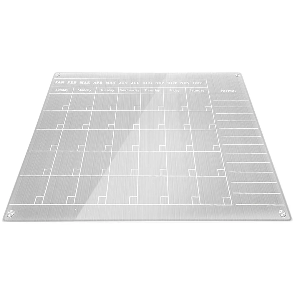 

Calendar Board Fridge Dry Erase Refrigerator Acrylic Planner Whiteboard Weekly Schedule Planning Message Writing