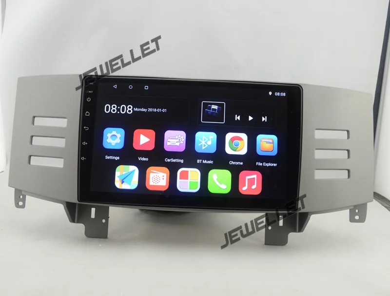 

9" Octa Core 1280*720 QLED Screen Android 10 Car monitor Video Player Navigation For Toyota Mark X 2004-2009