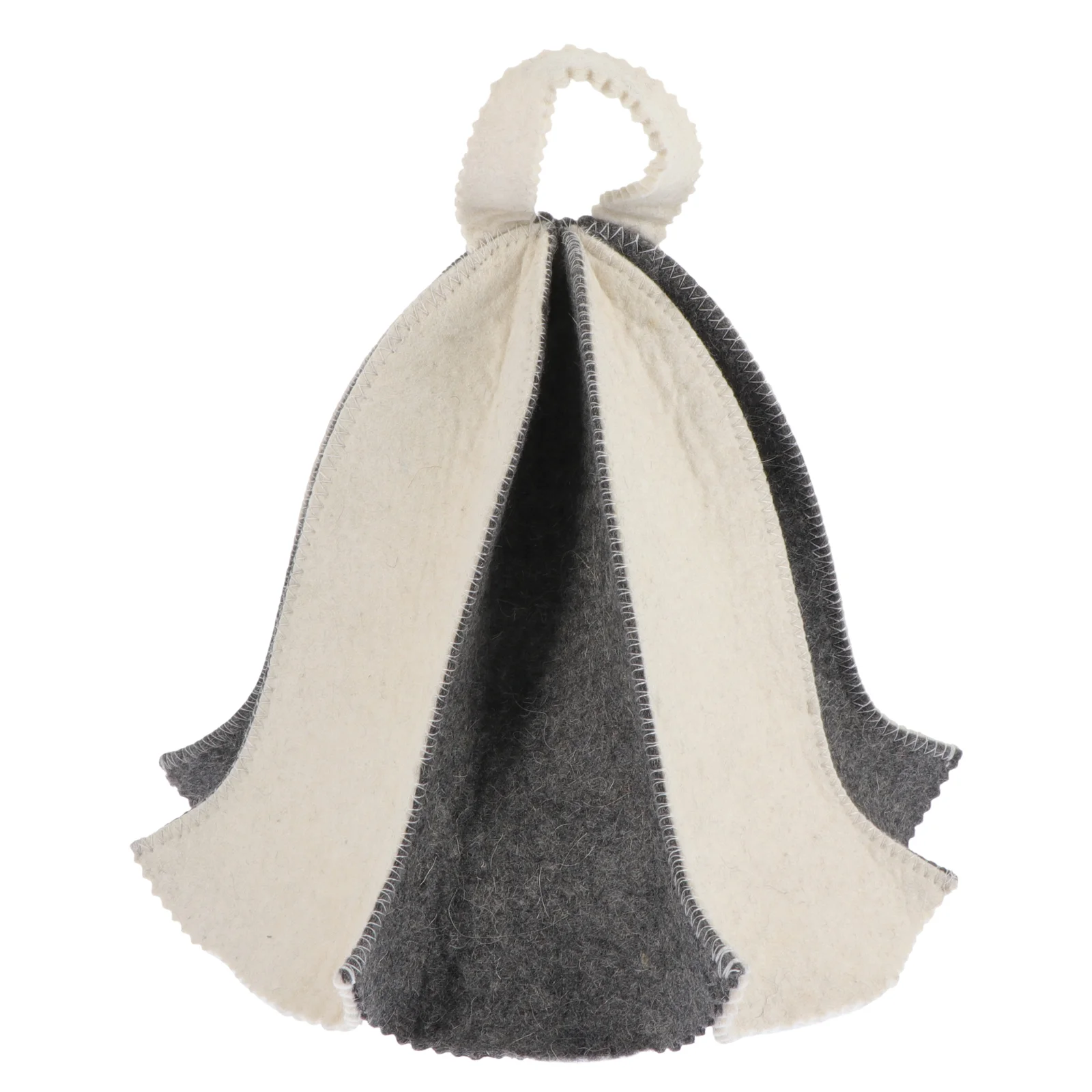 

Thickened Sauna Hat Simple Felt Steam Room Hat Head Protection Cover Bath Hat