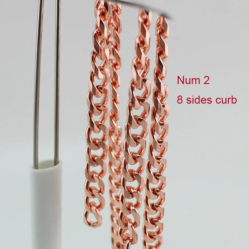 5 шт. цепочка из розового золота с лакированным покрытием двойное кольцо