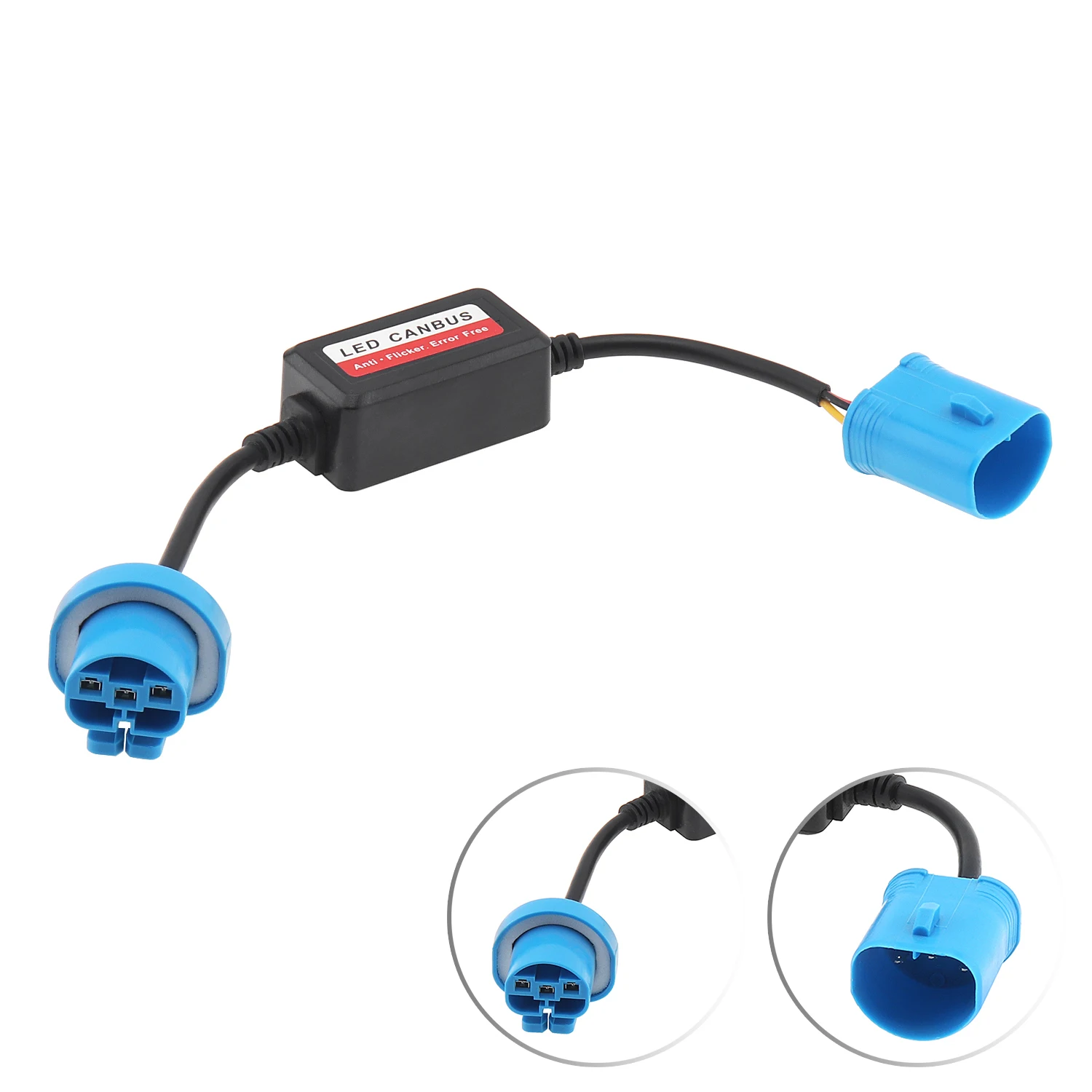 

9007 Car Headlight Adapter Anti Flickering Resistor Decoder LED Canbus Decoder Car Headlights Error For Mercedes-Benz Jeep