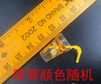 16 exquisite mini fruit tea cup with drinking straw model accessories fit 12 action figures in stock collectible