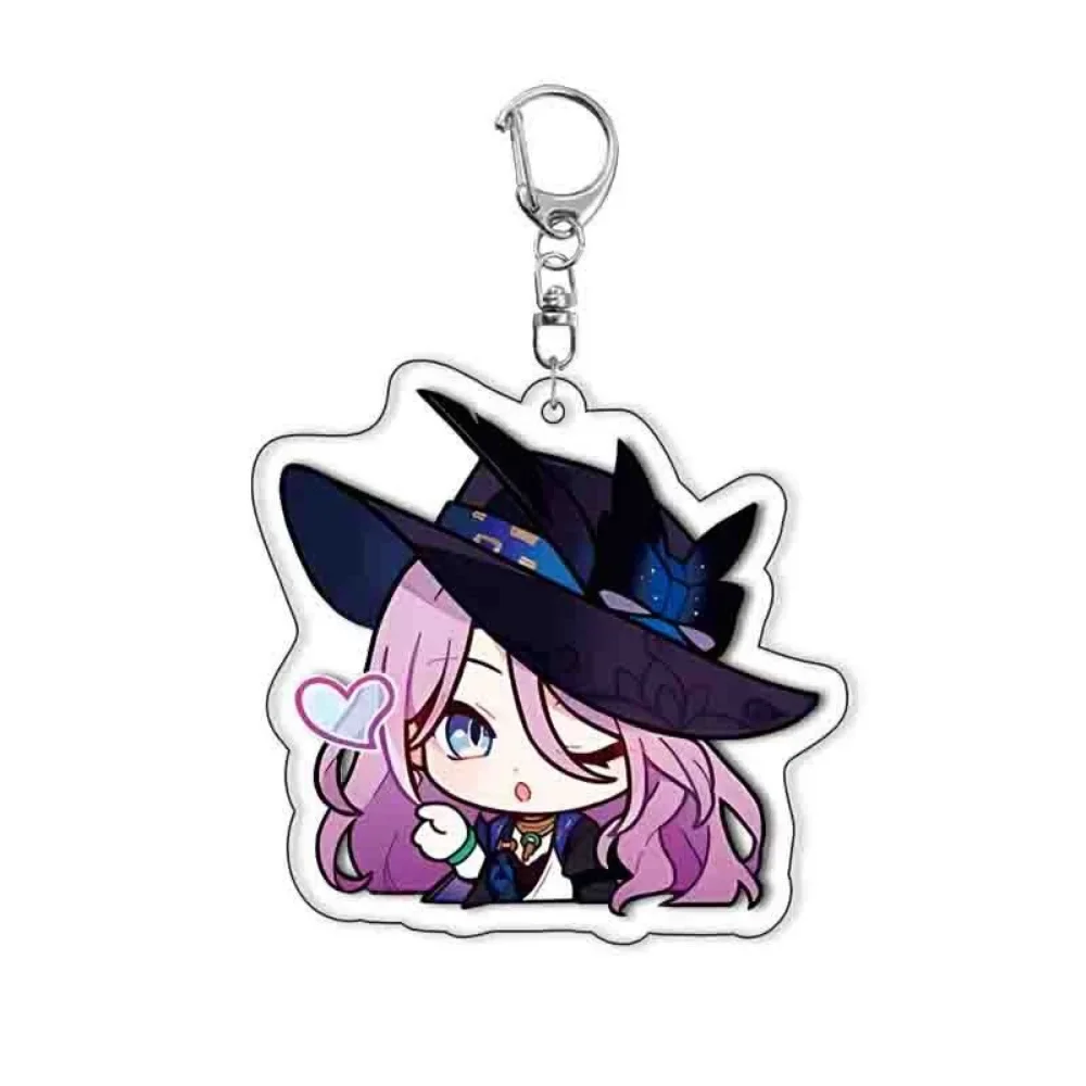 Honkai: Star Rail New Keychain Cute Cartoon Anime Ruanmei Boothill Jiao Qiu Firefly Expression Pendant Keyring Backpack Badge (art.: 3920ca2f03b87) - 3920ca2f03b87