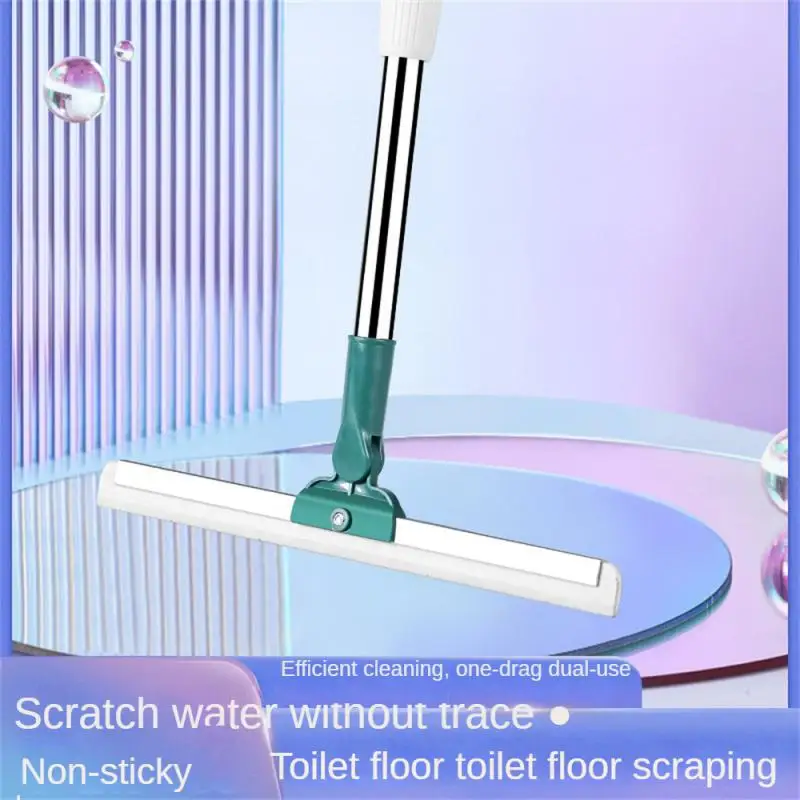 

Artifact Floor Wiper Hanging Broom Floor Toilet Wiper Silicone Floor Scraper Hair Dust Broom For Bathroom Cleaning Tools