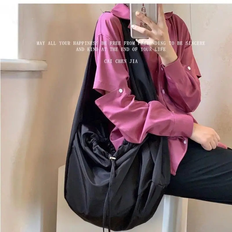 

Canvas Work Messenger Bag Ladies Large Capacity Shoulder Bag Women's Versatile Large Capacity Diagonal Cross Bag Холщовая Сумка