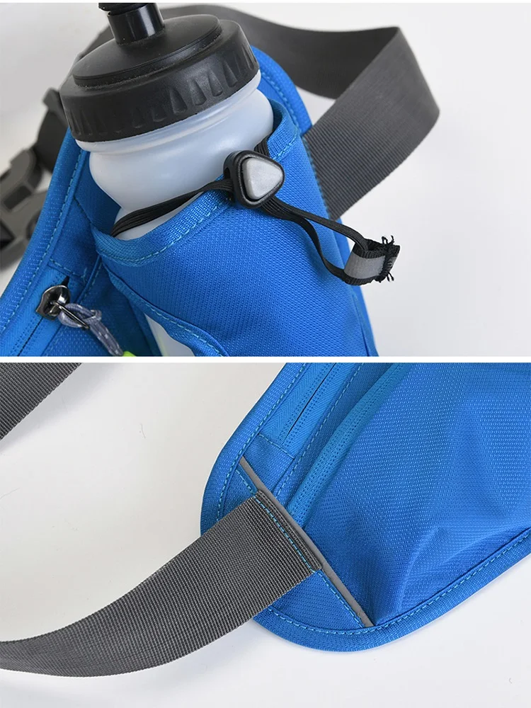 Sports Belt Bag Running Waist Pack Hydration Bum Bag With Water Bottle Holder Men Women Riding Cycling Hiking Walking Camping
