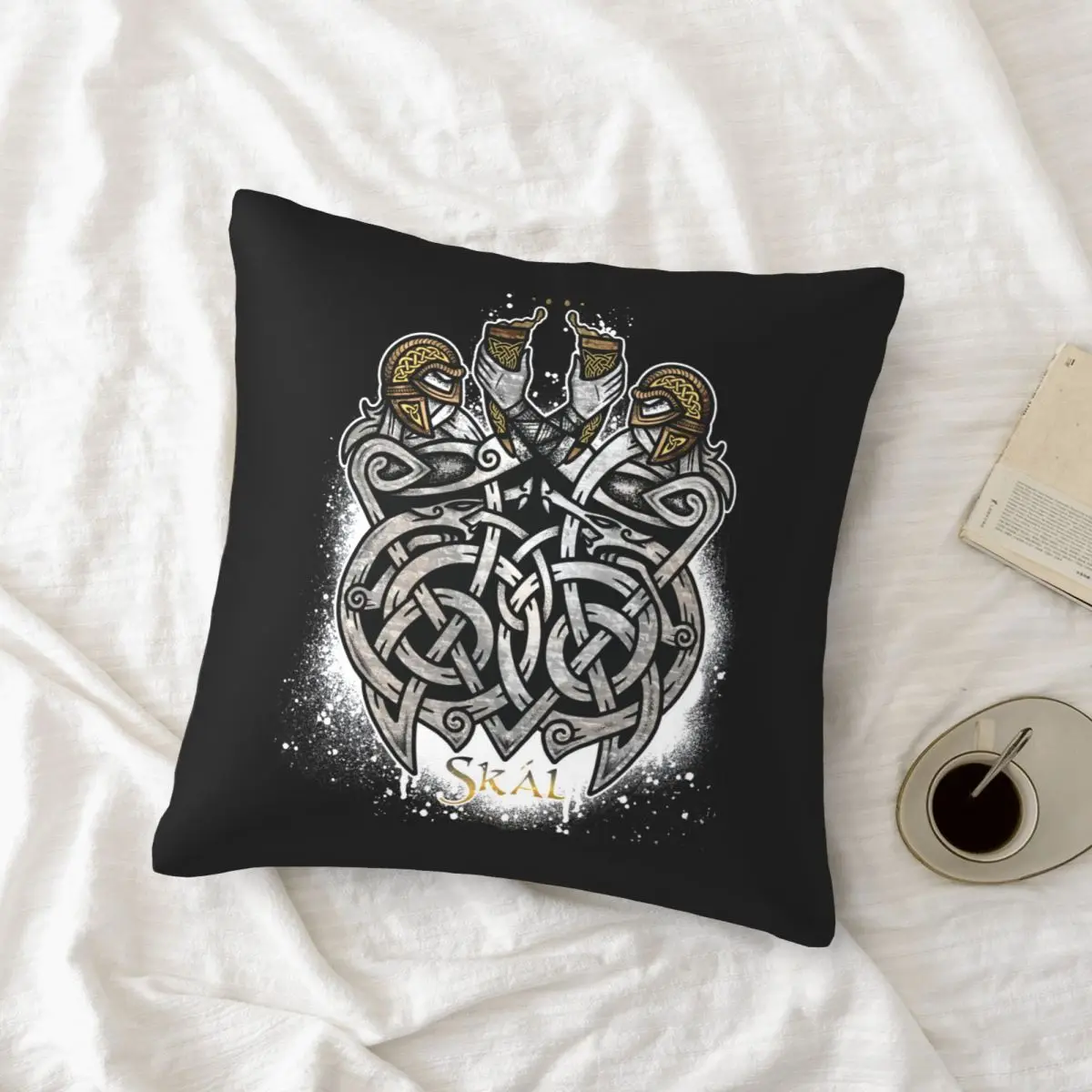 

Skal Pillowcase Printed Cushion Cover Sofa Waist Pillow Pillow Cover
