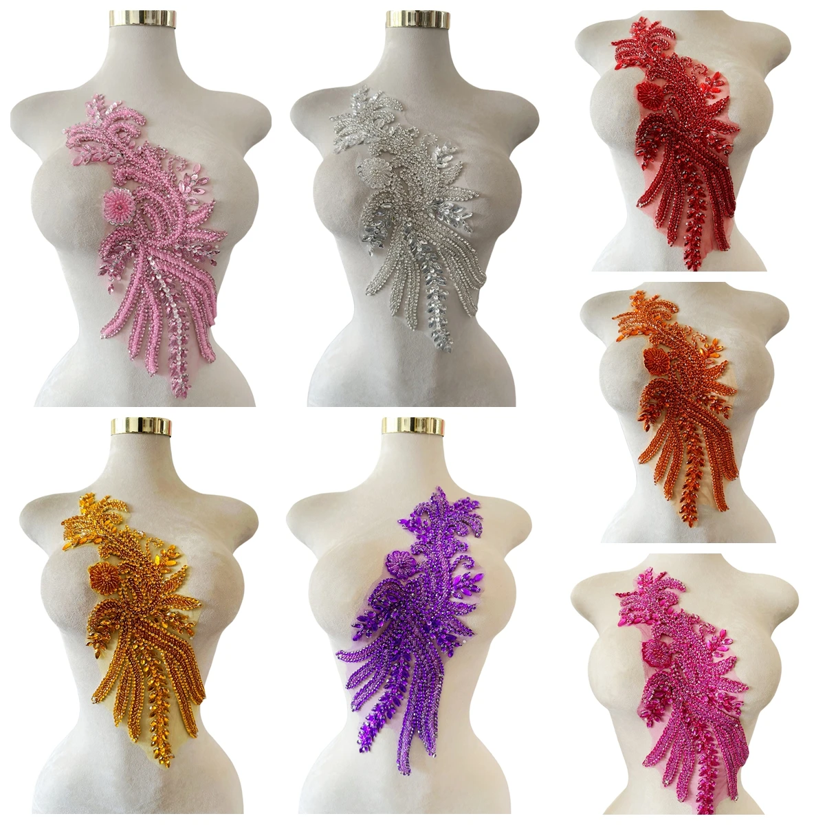 Т55Л # Чистый лиф ручной работы кружевная аппликация ручное шитье отделка из