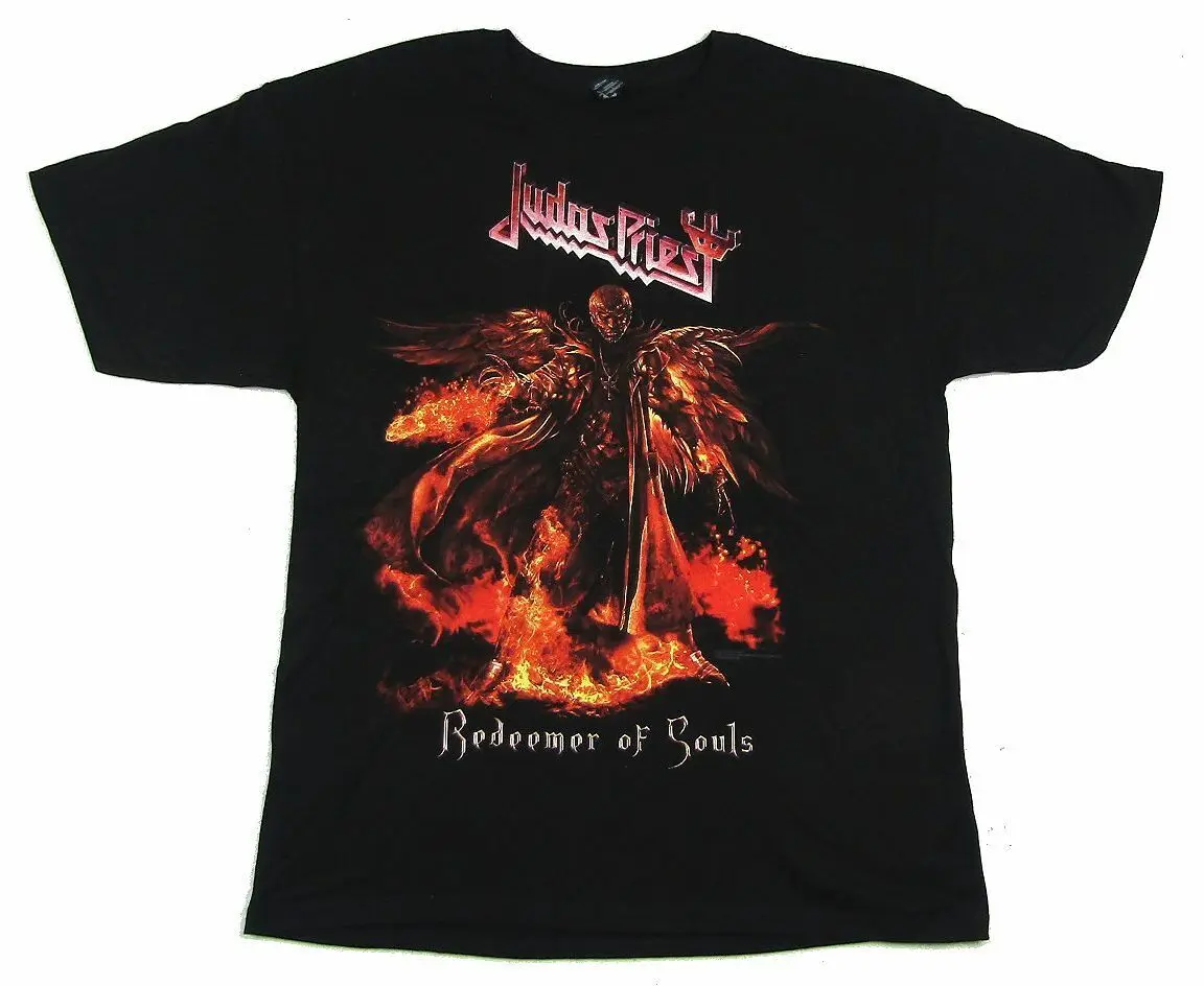 

Judas Priest Redeemer Of Souls N.A. Tour NY-WA Black T Shirt New