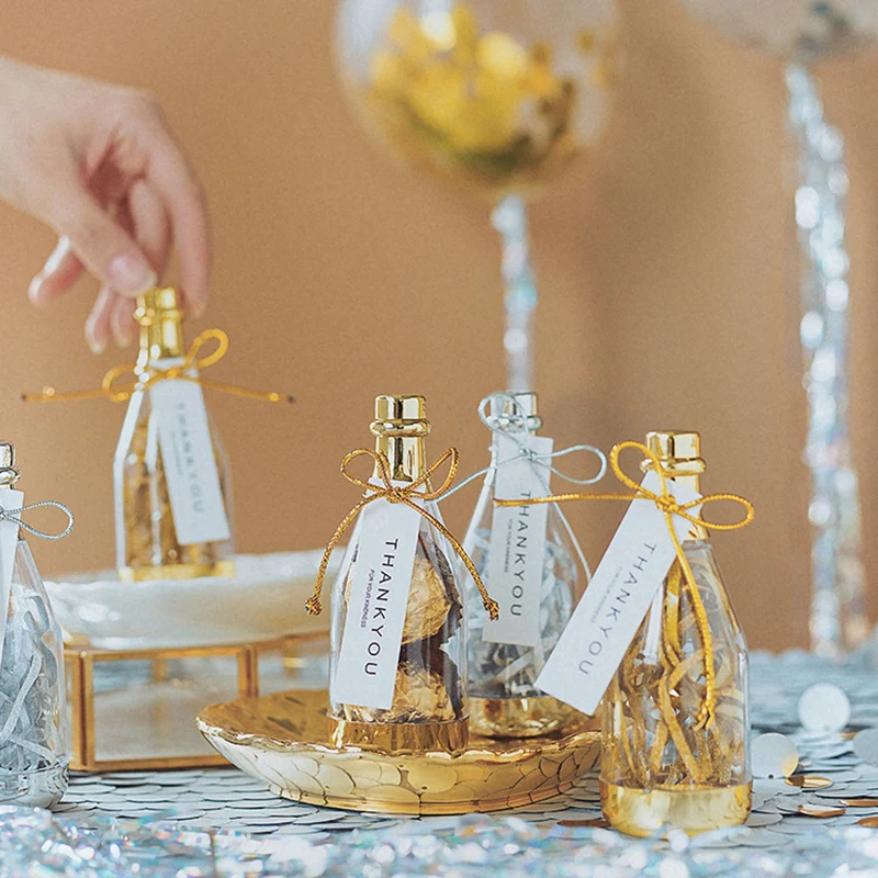 Цена Пластиковая коробка для сладостей, 12 шт., пластиковая коробка для шампанского «сделай сам», подарочные коробки для детского праздника, свад...