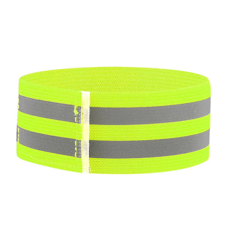 

‌ Светоотражающие ленты высокой видимости, эластичный регулируемый ремень для ночного бега, безопасности, езды на велосипеде, пешего туризма, двойные полосы ‌