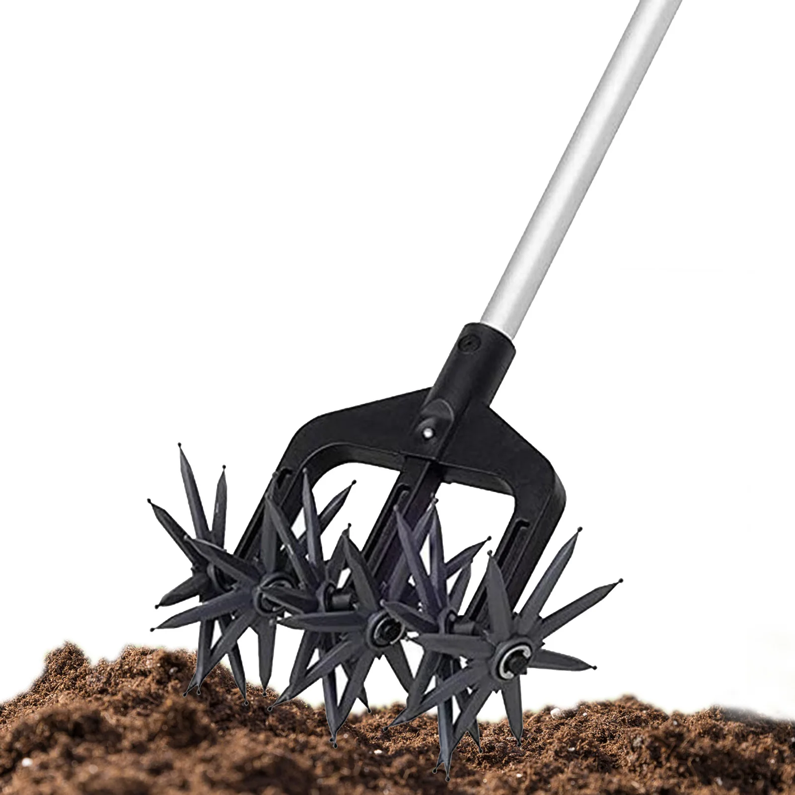 

Rotary Cultivator Tool Garden Soil Scarifier Turfing Tool Lawn Scarifier Garden Scarifier Rotary Tiller Scarifier Artifact