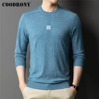 coodrony brand o neck knitted sweater men clothing autumn winter new arrival classic high quality casual pullover homme z1033