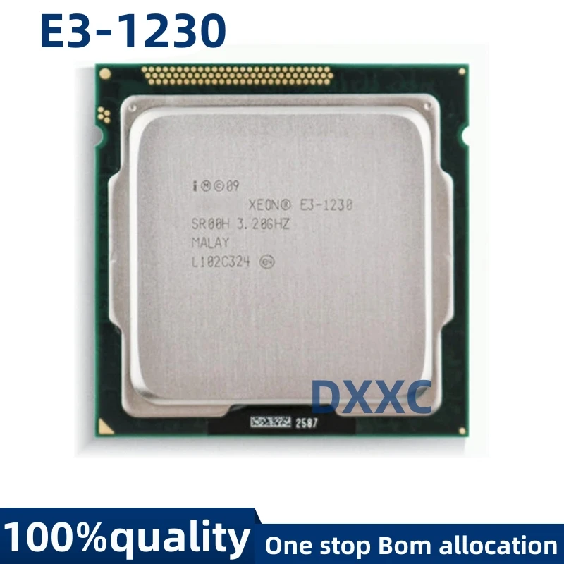 

For Xeon E3-1230 E3 1230 3.2GHz SR00H Quad-Core 8M Cache LGA 1155 CPU Processor