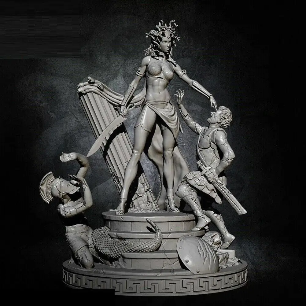 1:32 Scale Resin Figure Unpainted Model Kit Unassambled Collect Medusa Queen E3s0 | Игрушки и хобби