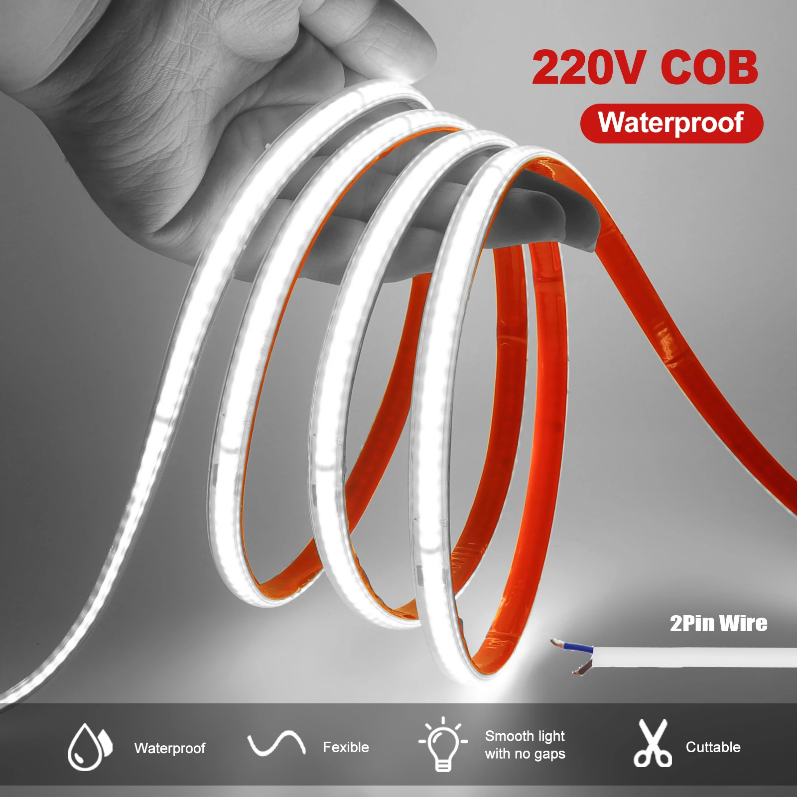 

Светодиодная лента KISUFU 240 светодиодов/м IP65 водонепроницаемая