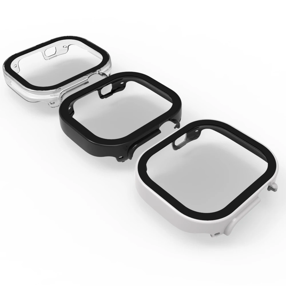 Case+Glass Protection Apple Watch Case Series Tempered glass Bumper for iWatch Protector Ultra 49mm Cover