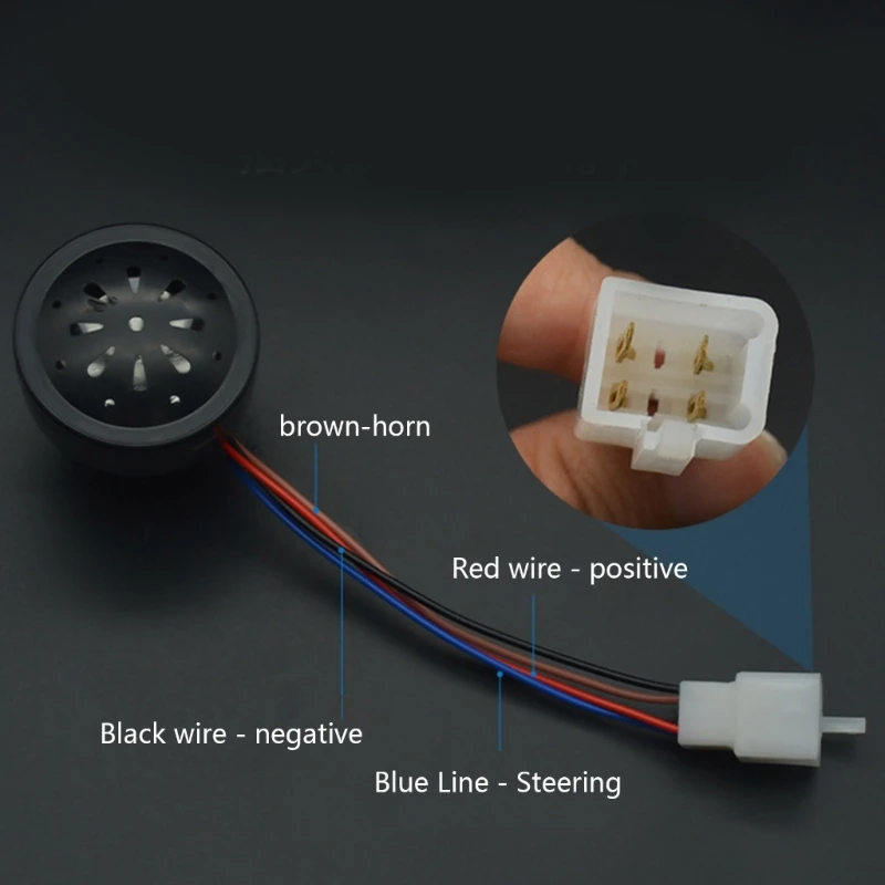 652F 48V 60V мотоциклетный звуковой сигнал универсальный электрический громкий