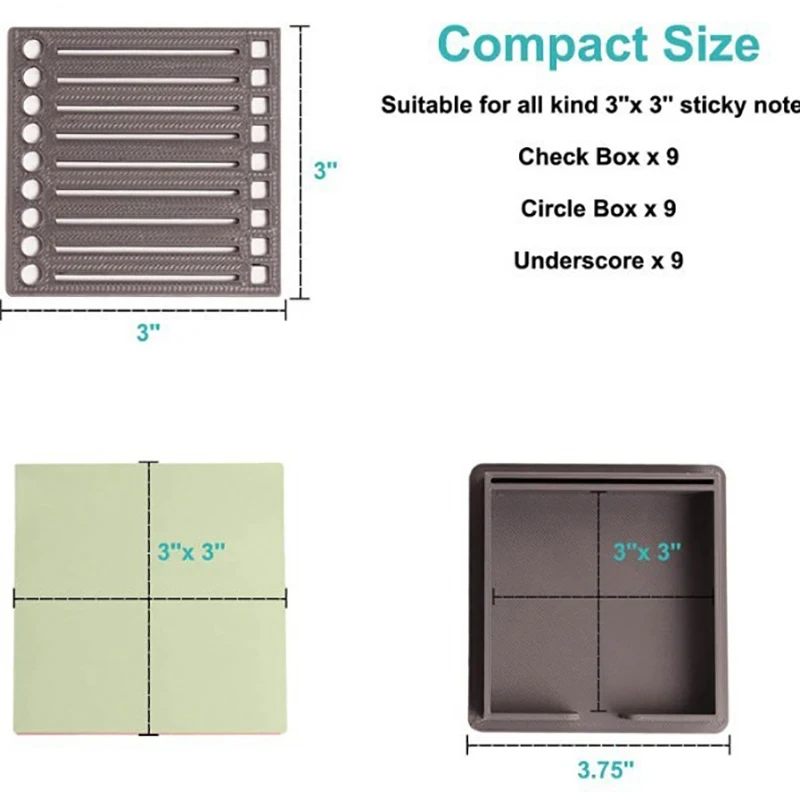 Органайзер для липких блокнотов держатель блокнота органайзер заметок с