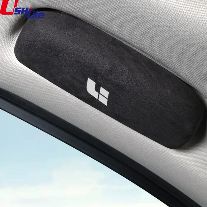 

Для LiXiang Li Auto L7 L8 L9 L6 автомобильный чехол для очков, держатель для солнцезащитных очков, замшевый ящик для хранения очков, автомобильные аксессуары, автомобильный Стайлинг
