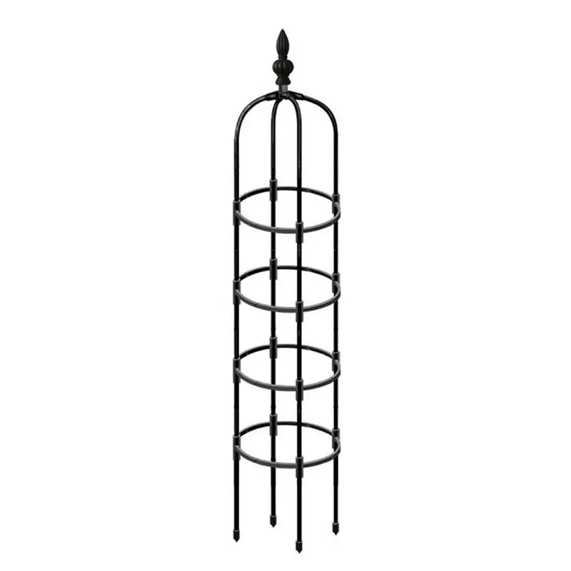 

Obelisk Plant Climbing Plant Vine Rack Garden Plant Climbing Trellis Spliced Steel Flower Frame Stand Plant Potted Support Frame